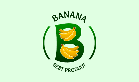 Green Icon Banana Logo