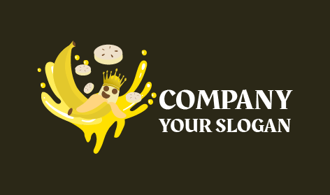 Sloshing Juice Banana Logo