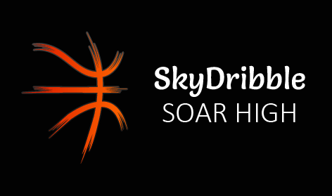 Artistic Basketball Outline Logo