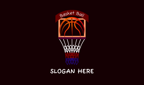 Basketball Fascinating Stadium Logo
