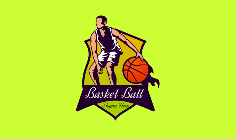 Basketball Position Holder Player Logo