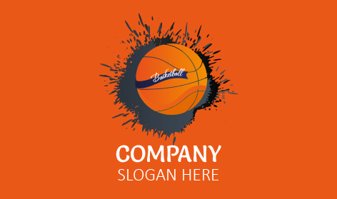Energetic Basketball Team Logo