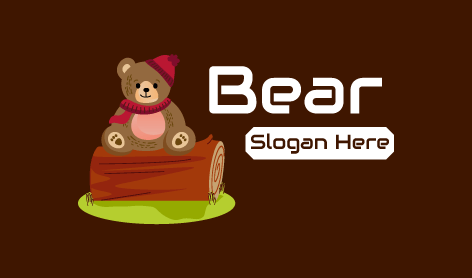 Calmly Seated Bear Logo