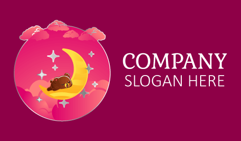 Dreamy Night Bear Logo