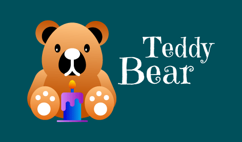 Melting Candle Bear Logo