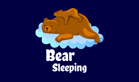 Peacefully Sleeping Bear Logo