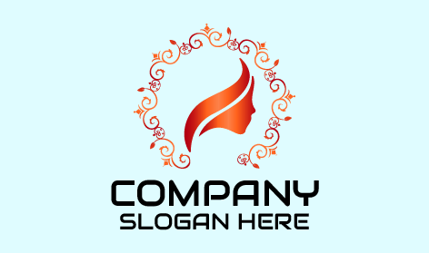 Floral Beauty Frame Logo