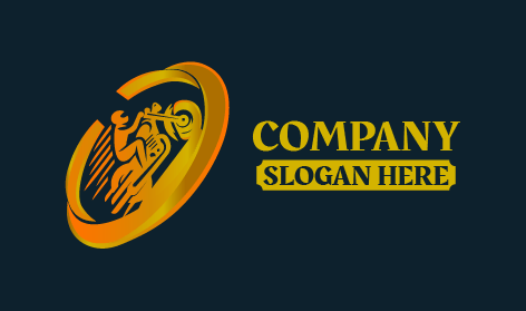 Circular Speeding Bike Logo