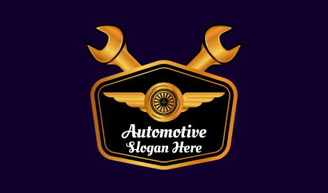 Golden Winged Bike Logo