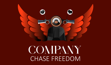 Premium Red Bike Logo