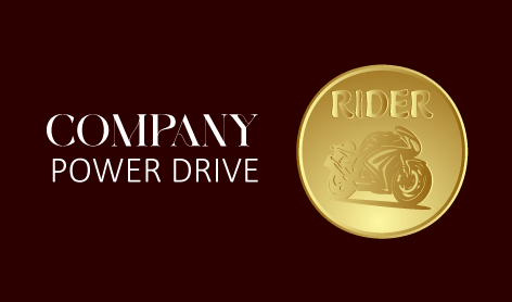 Sleek Motorbike Silhouette Logo