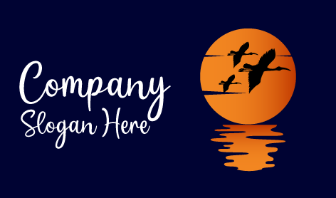 Blushing Horizon Bird Logo