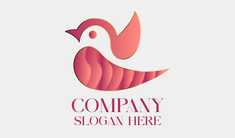 Blushing Horizon Bird Logo
