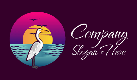 Blushing Horizon Bird Logo