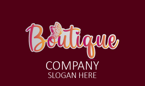 Delicate Butterfly Boutique Logo