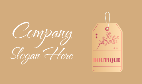 Premium Boutique Tag Logo
