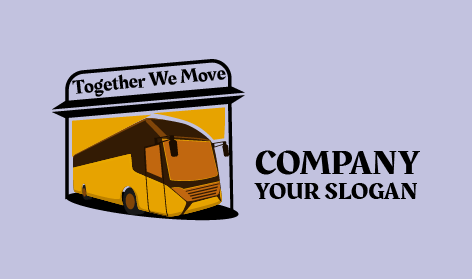 Adventurous Travel Bus Logo