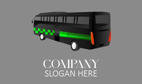 Abstract Bus Ride Logo