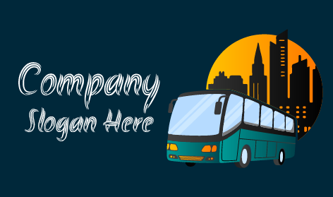 Abstract Bus Ride Logo