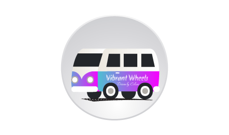 Gradient Body Paint Bus Logo