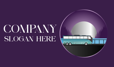 Scrawny Black Cat Moon Logo