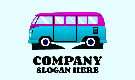 Perfectly Streamlined Bus Logo