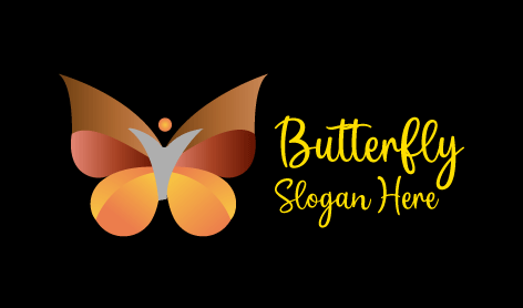 Earthy Fashionable Butterfly Logo