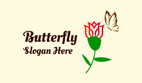 Inspiring Blissful Butterfly Logo