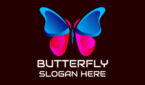 Visually Appealing Butterfly Logo