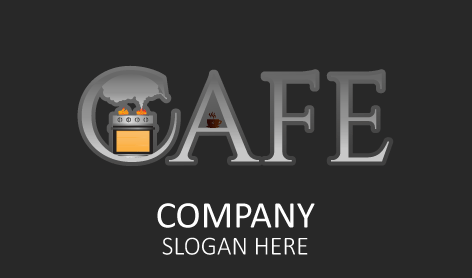 Flavorsome Drink Cafe Logo