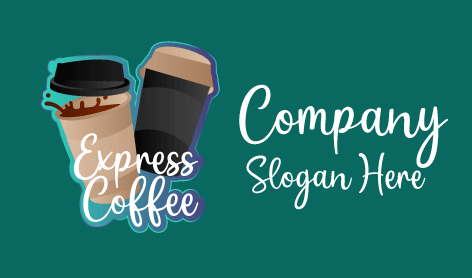 Flavorsome Drink Cafe Logo