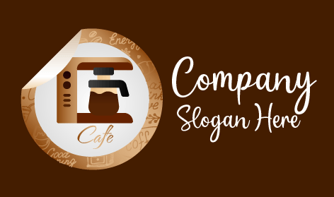 Delicious Brown Cafe Logo