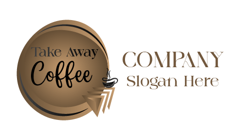 Pleasant Trendy Cafe Logo