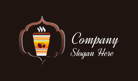 Takeaway Coffee Cafe Logo