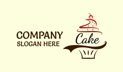 Delicious Decorative Cake Logo