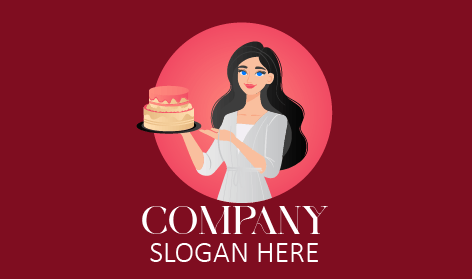 Lady Baker Cake Logo
