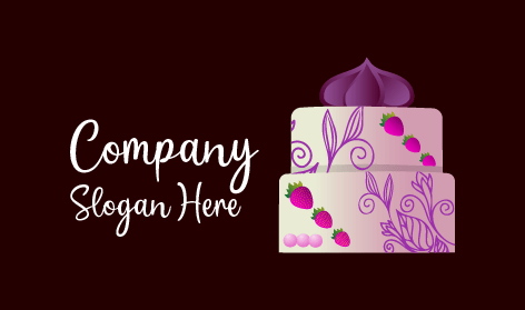 Printed Cake Confectionery Logo