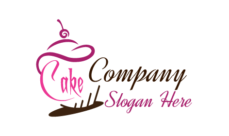 Purple Sweet Cake Logo