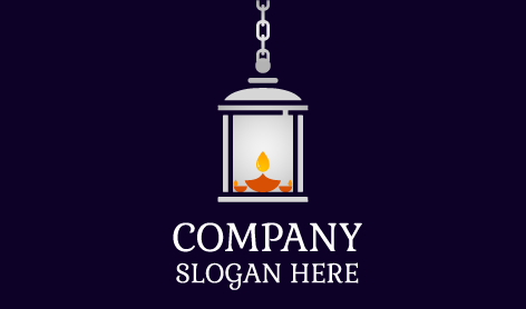 Hanging Vintage Candle Lamp Logo