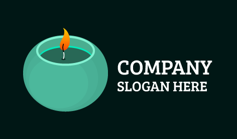 Round Candle Stand Logo