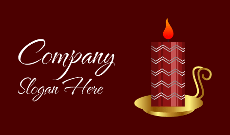 Silver Zig Zag Candle Logo