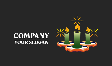 Sparkling Flame Candle Logo