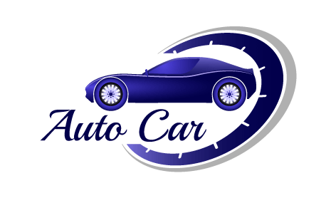 Blue Speedometer Car Logo