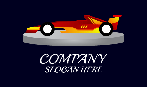 Bright Sports Car Logo