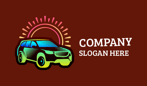 Fast Moving Car Logo