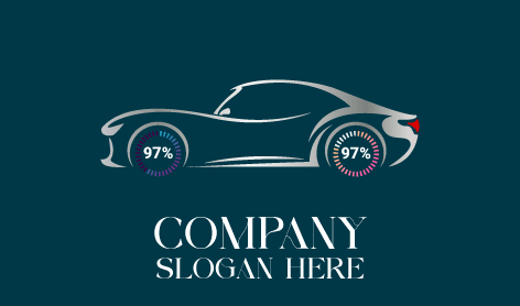 Fast Sporty Car Logo