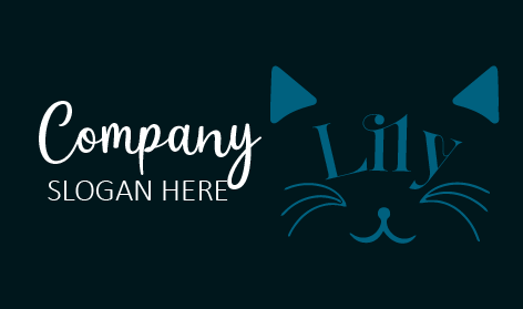 Adorable Whisker Cat Logo