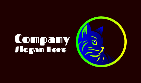 Melancholic Emotion Cat Logo