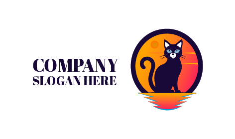 Moody Expression Cat Logo