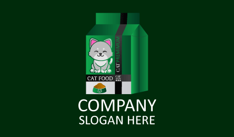 Nutritious Cat Food Logo